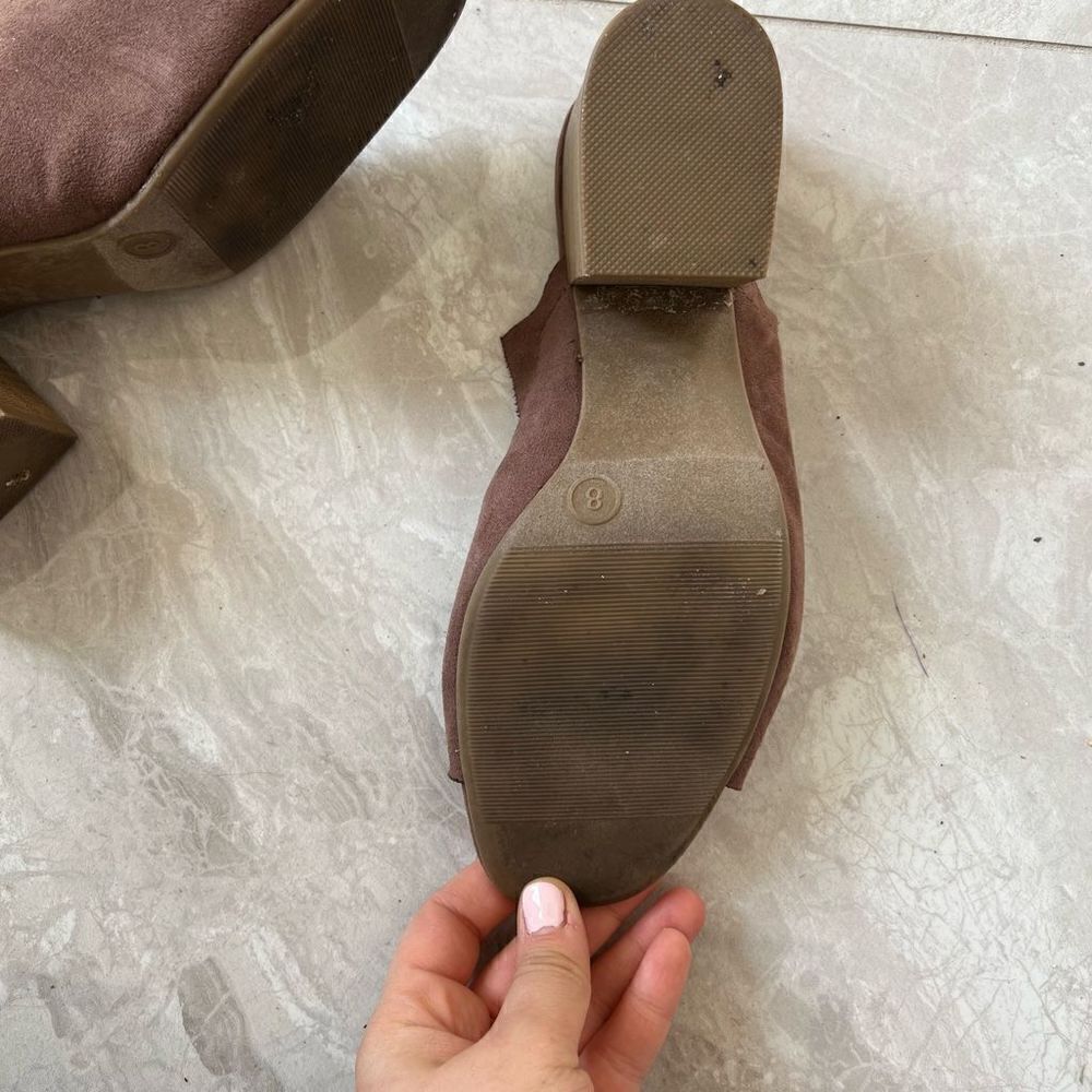 Universal Thread Women's Brown Black Heel Sandals Size 8 - Picture 3 of 3